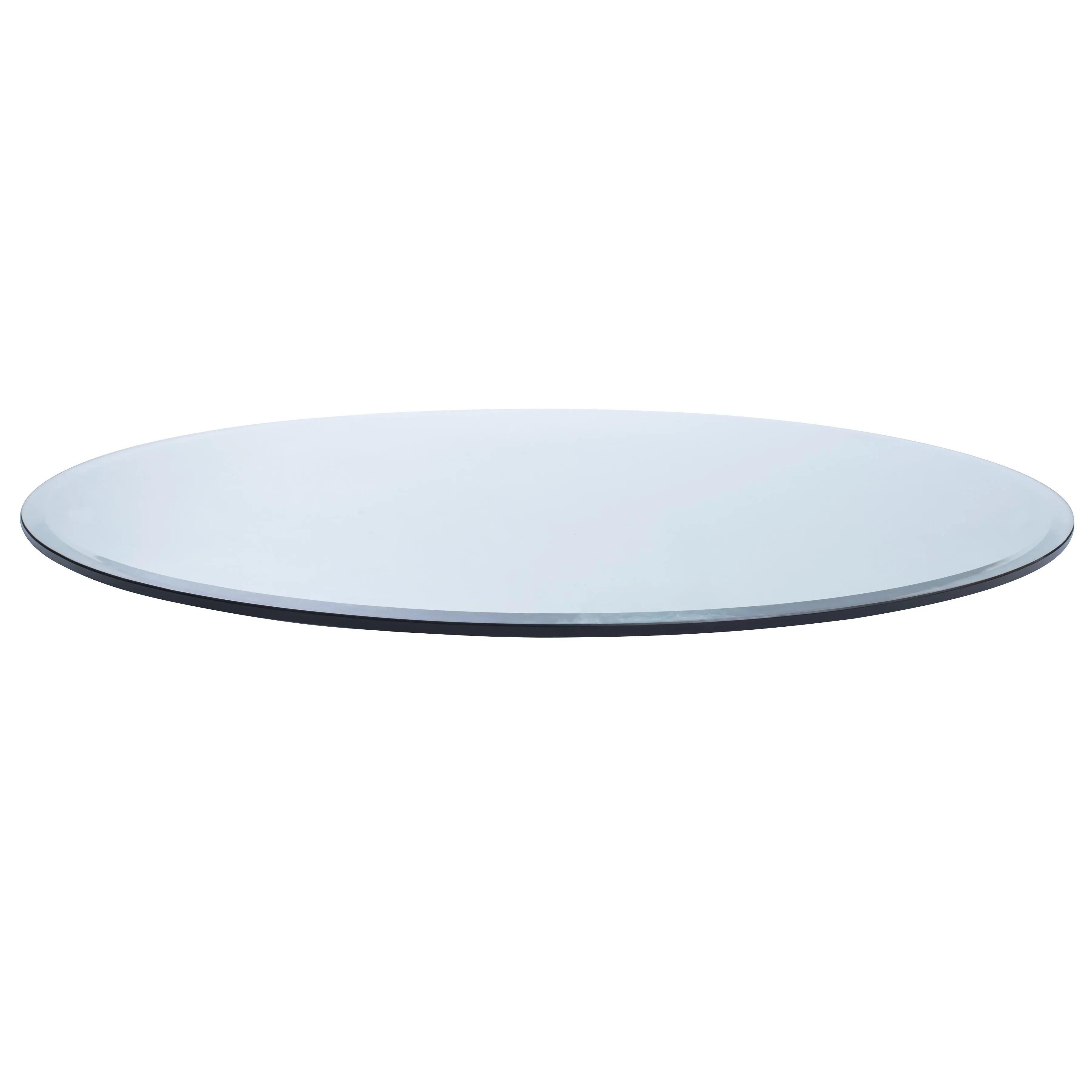 38" Round Clear Glass Table Tops