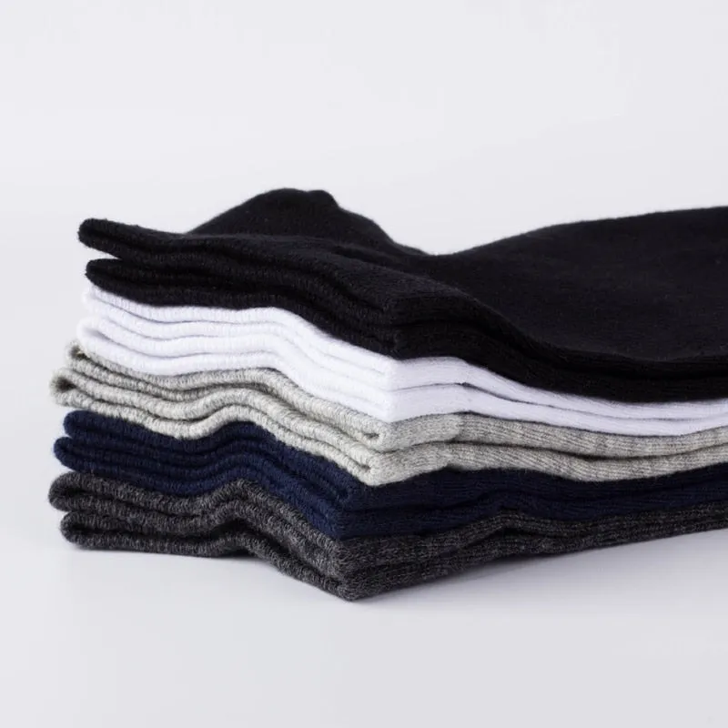 6Pairs Men Cotton Thin Breathable Socks