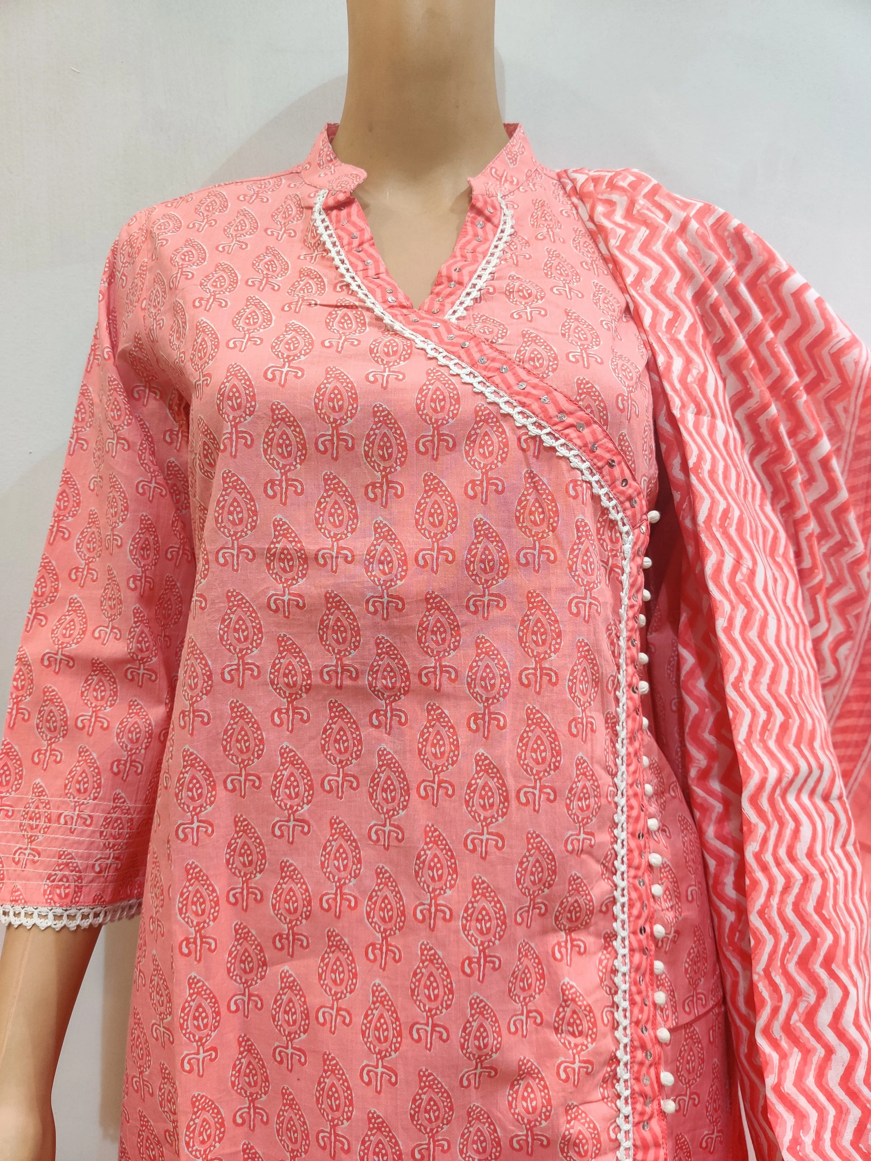 Alpenrose Kurta pant with dupatta