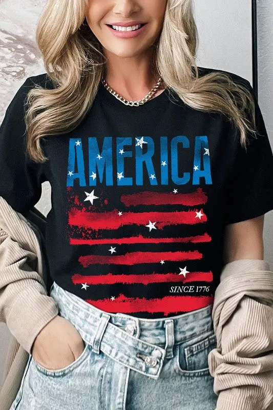 America Since 1776 Graphic T Shirts  choice of colors