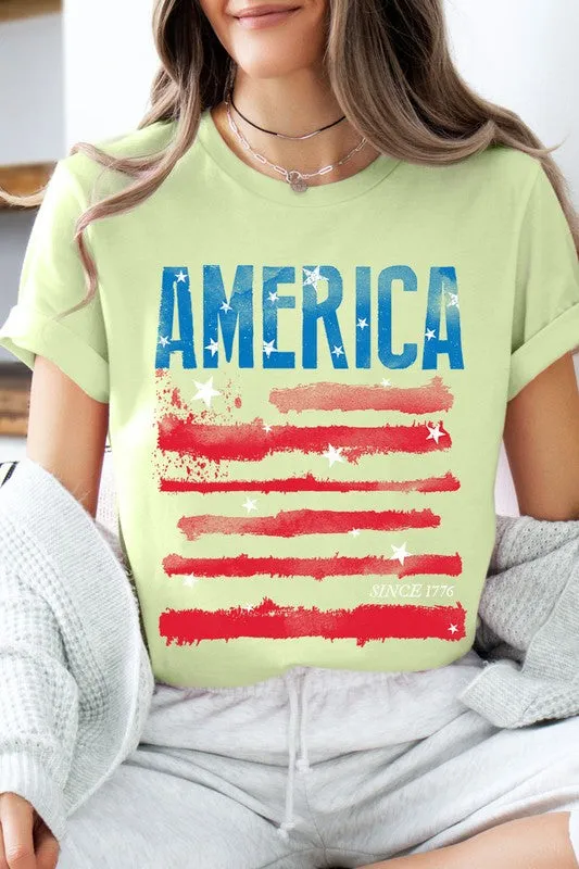 America Since 1776 Graphic T Shirts  choice of colors