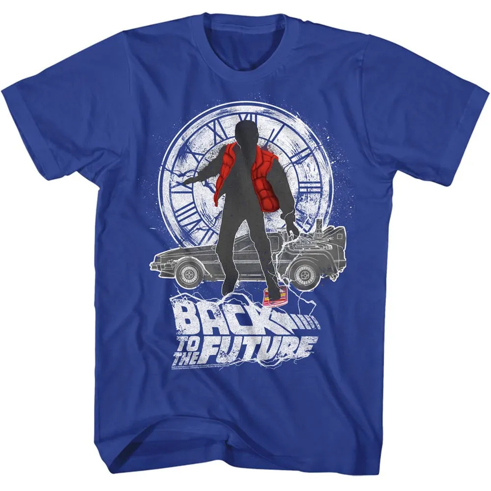 Back To The Future Silhouette Collage Men's T-Shirt