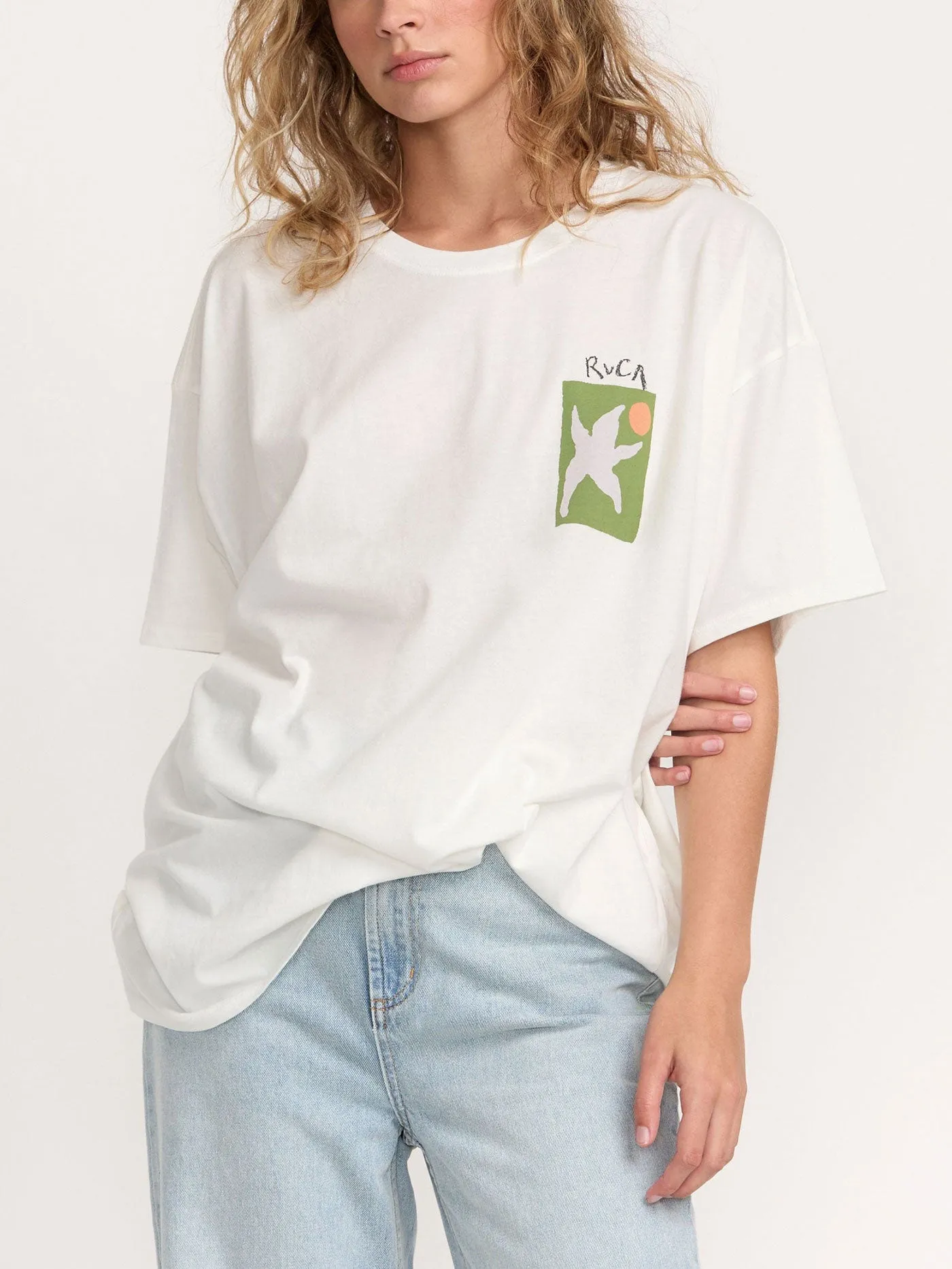 Baggie Vintage White T-Shirt