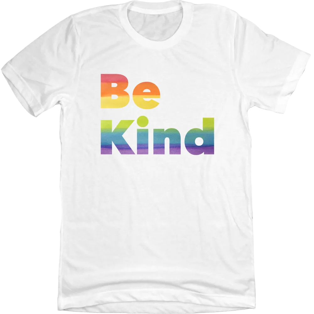 Be Kind Rainbow Block