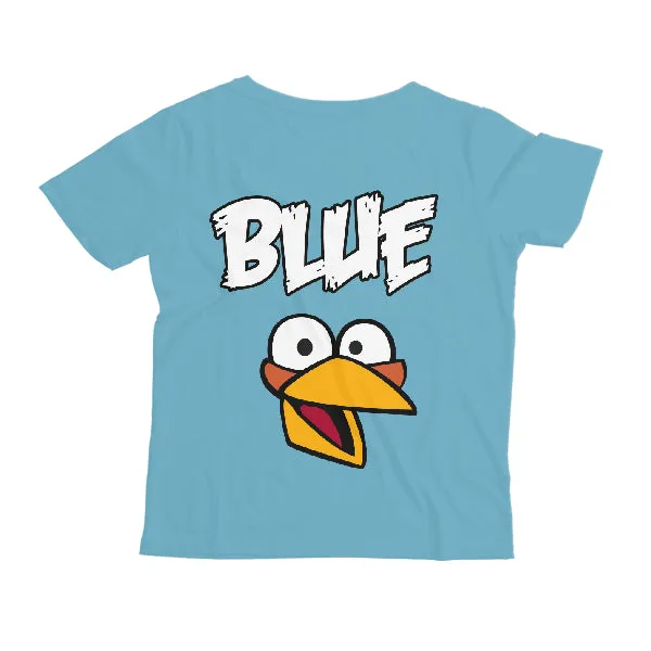 Blue Kids All-Over Print T-Shirt