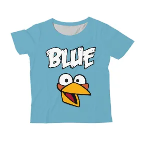 Blue Kids All-Over Print T-Shirt