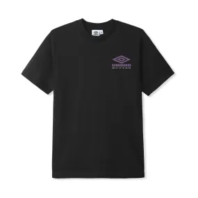 Butter Goods X Umbro 'Lines' T-Shirt (Black)