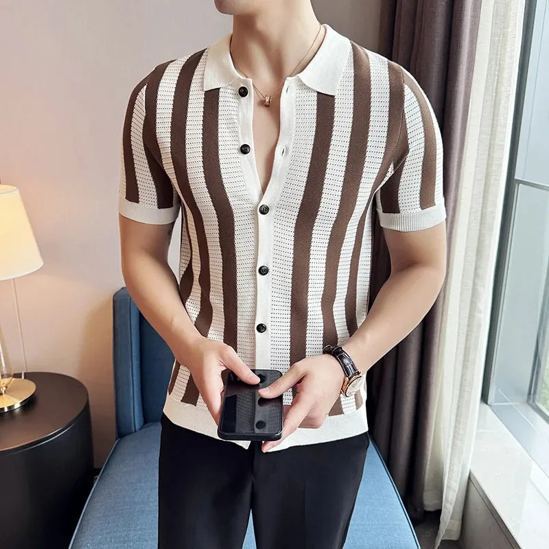 Capri Slim Fit Knitting Shirts