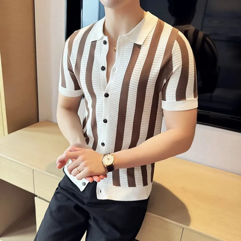 Capri Slim Fit Knitting Shirts