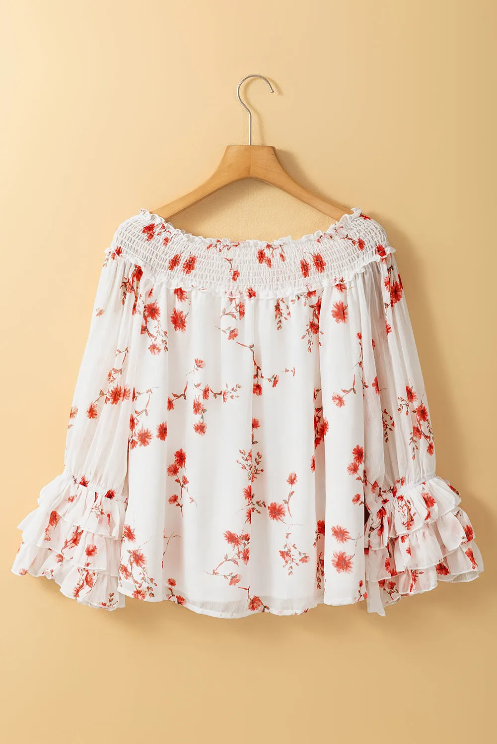 Catalina Off Shoulder Ruffled Sleeve Blouse