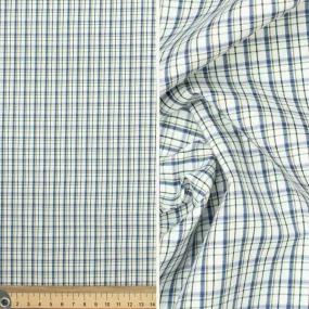 Check Shirting Design-20 Blue & Tan