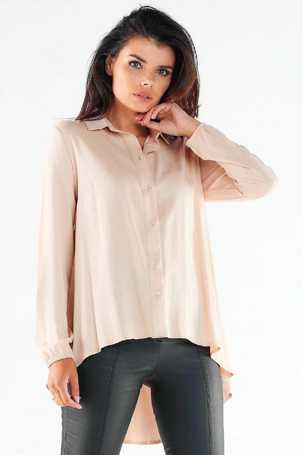 Chic Urban Long Sleeve Blouse - Distinctive Polish Design