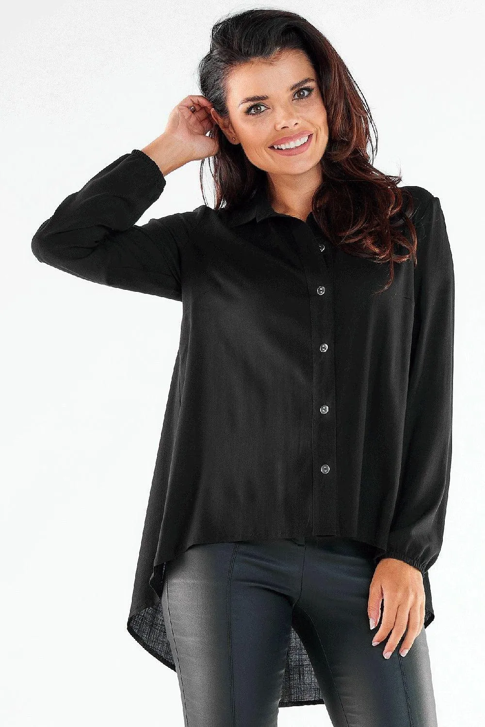 Chic Urban Long Sleeve Blouse - Distinctive Polish Design