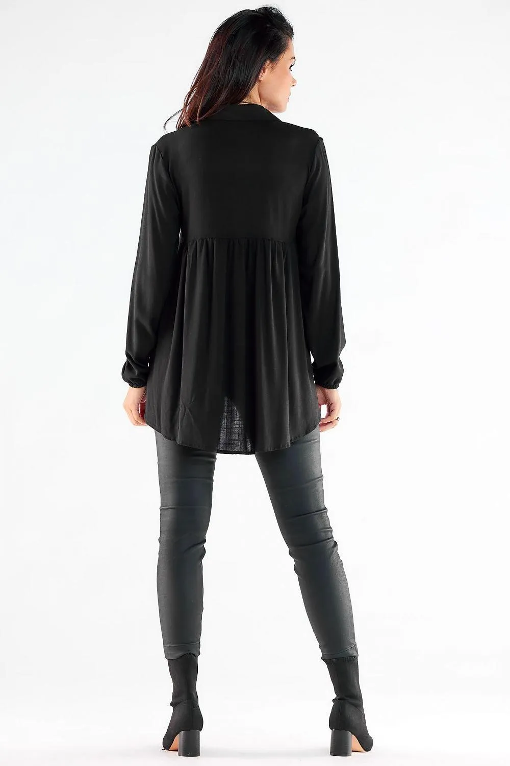 Chic Urban Long Sleeve Blouse - Distinctive Polish Design