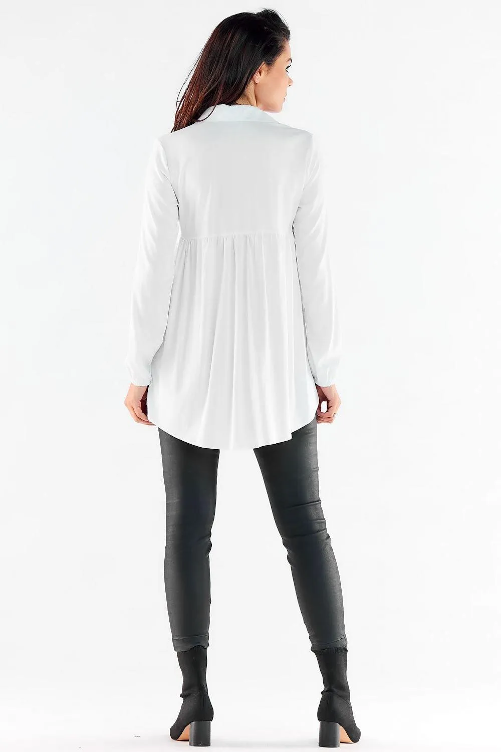 Chic Urban Long Sleeve Blouse - Distinctive Polish Design