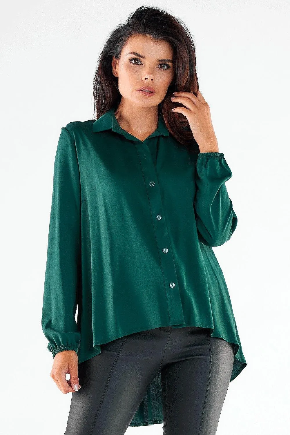 Chic Urban Long Sleeve Blouse - Distinctive Polish Design