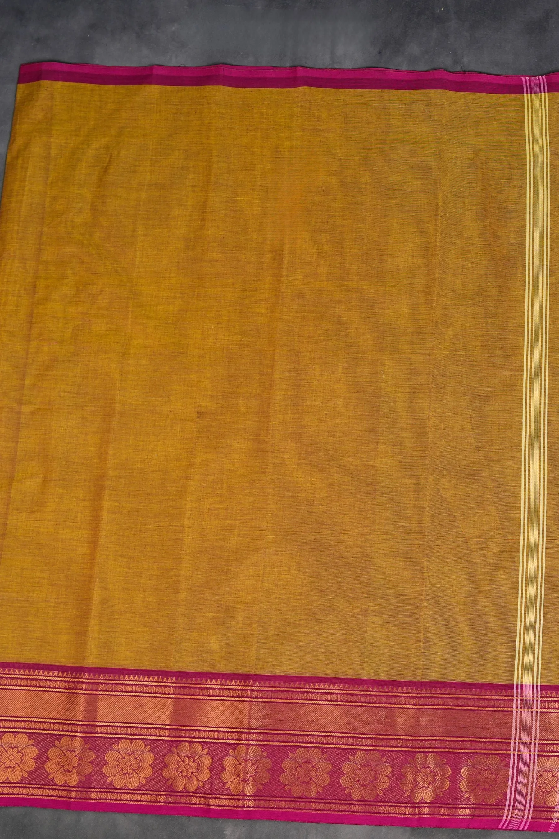 Exquisite Chettinad Cotton Saree - Authentic Indian 80 Count Cotton