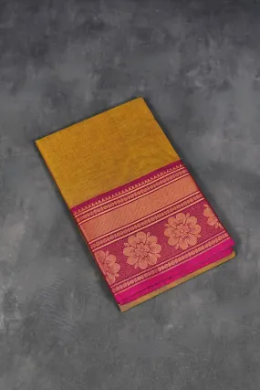 Exquisite Chettinad Cotton Saree - Authentic Indian 80 Count Cotton