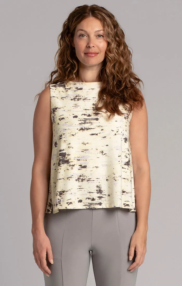 Flared Shell Top Print