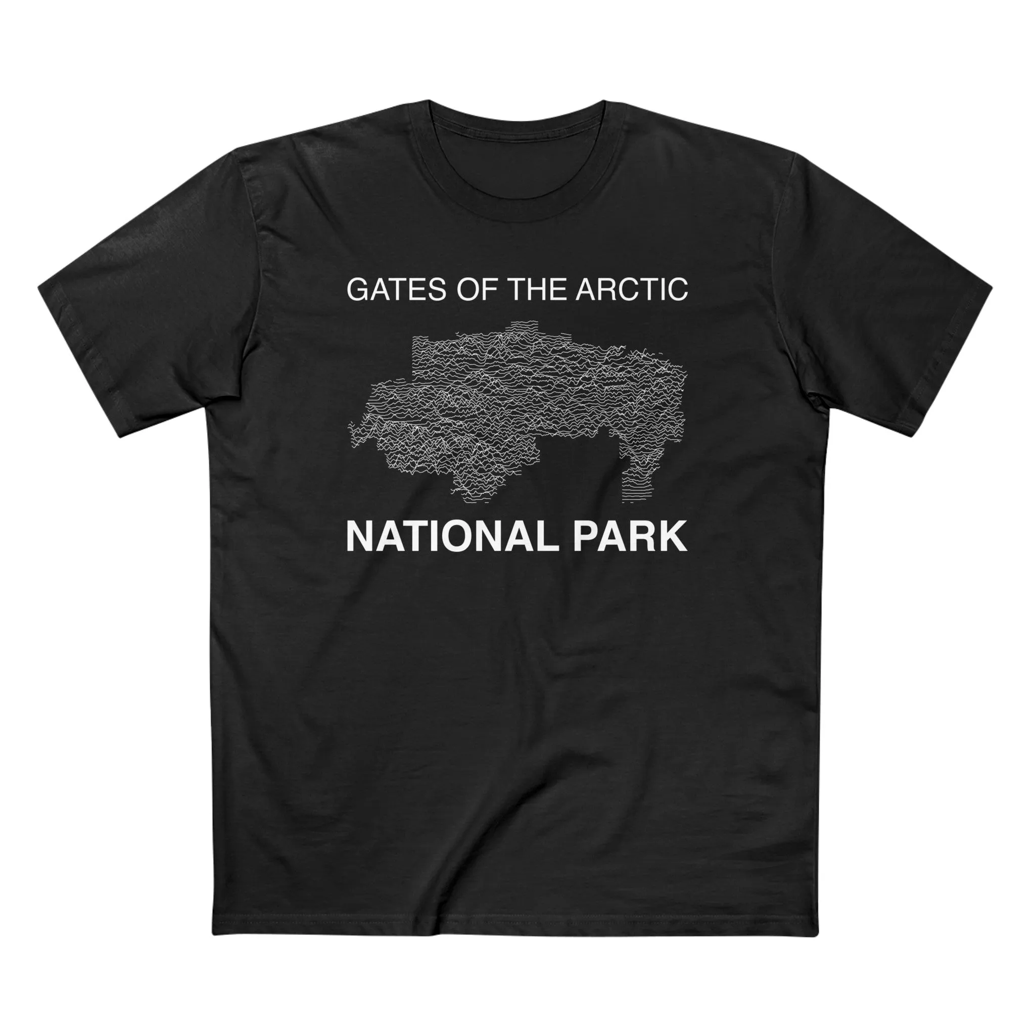 Gates of the Arctic National Park T-Shirt Lines