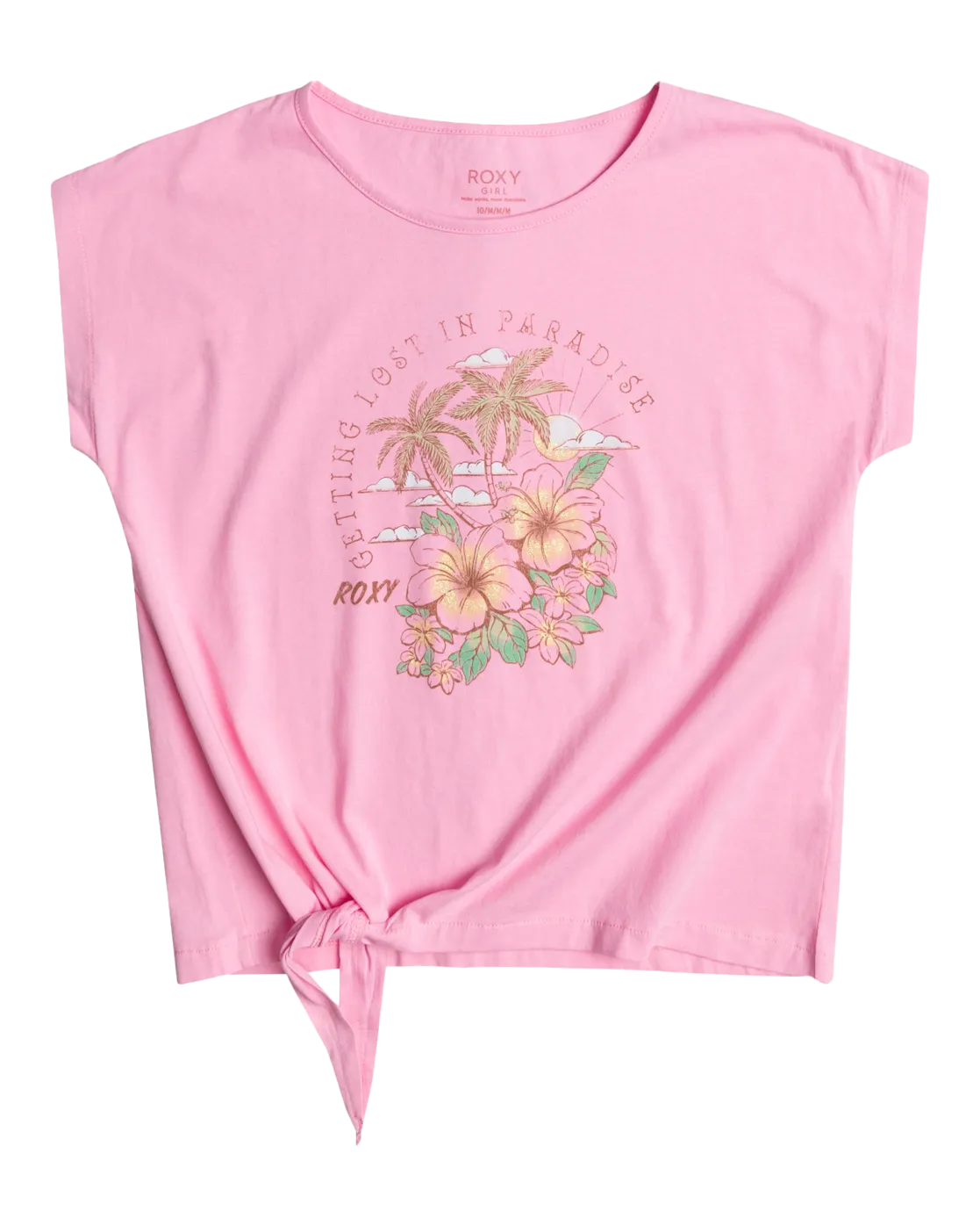 Girls Pura Playa T-Shirt in Prism Pink