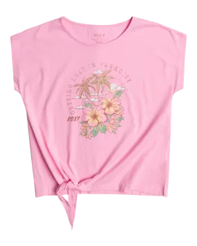 Girls Pura Playa T-Shirt in Prism Pink