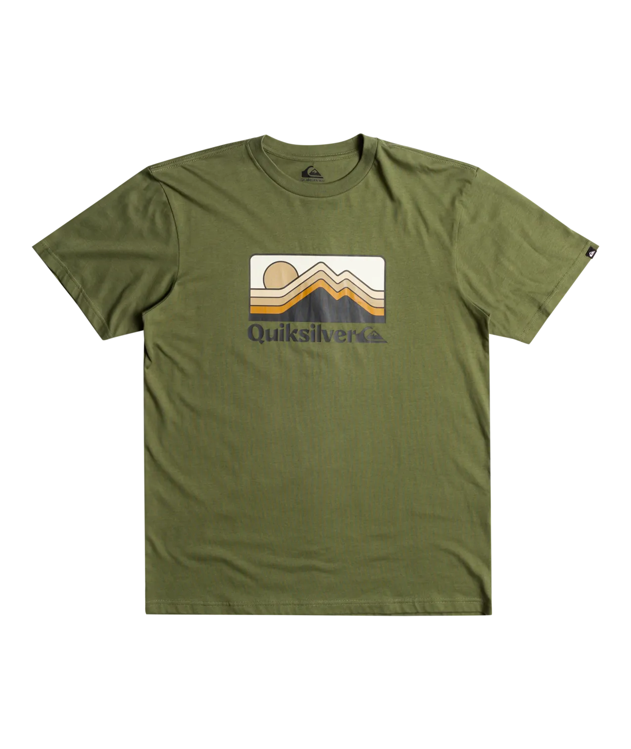 Gradient Mountains T-Shirt in Four Leaf Clover