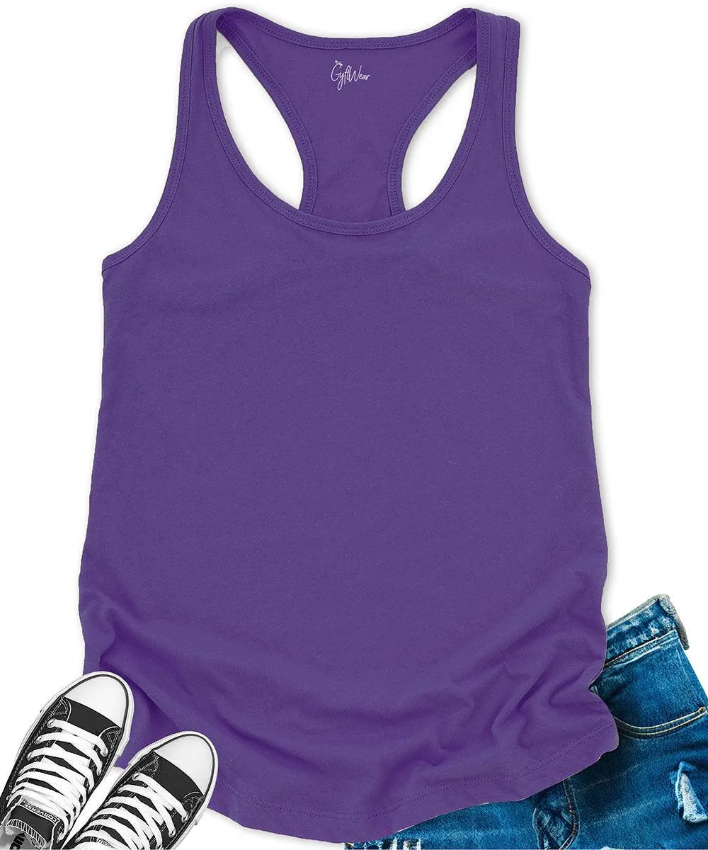 GyftWear Everyday Women's Purple Racerback Tank Top