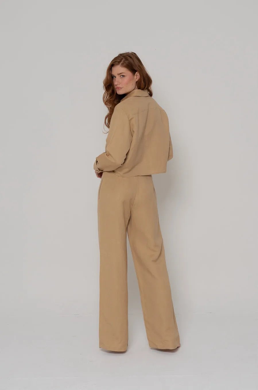 Hadley Trouser in Tan