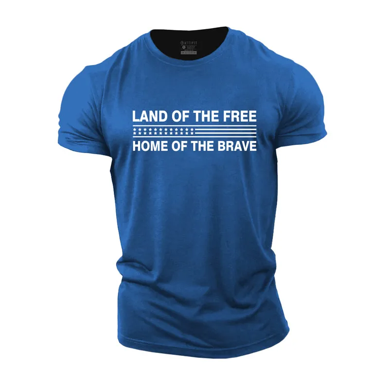 Land of The Free Cotton T-Shirt