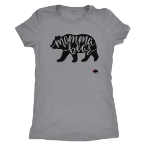 Momma Bear Womens Triblend T-shirt