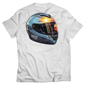 MOONSMC® Sunset Helmet Heavy Cotton T-Shirt