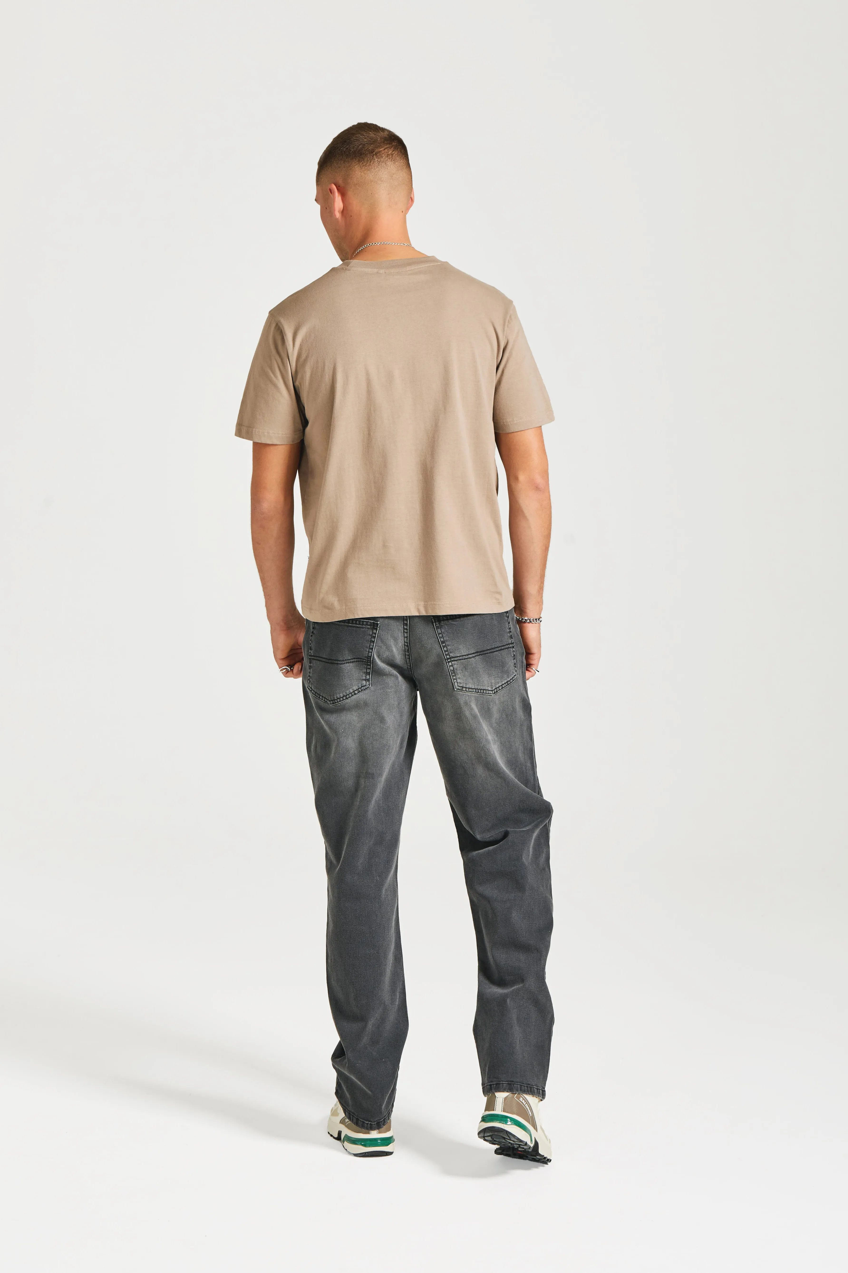 NICCE Mens Mercury Short Sleeve T-Shirt | Taupe