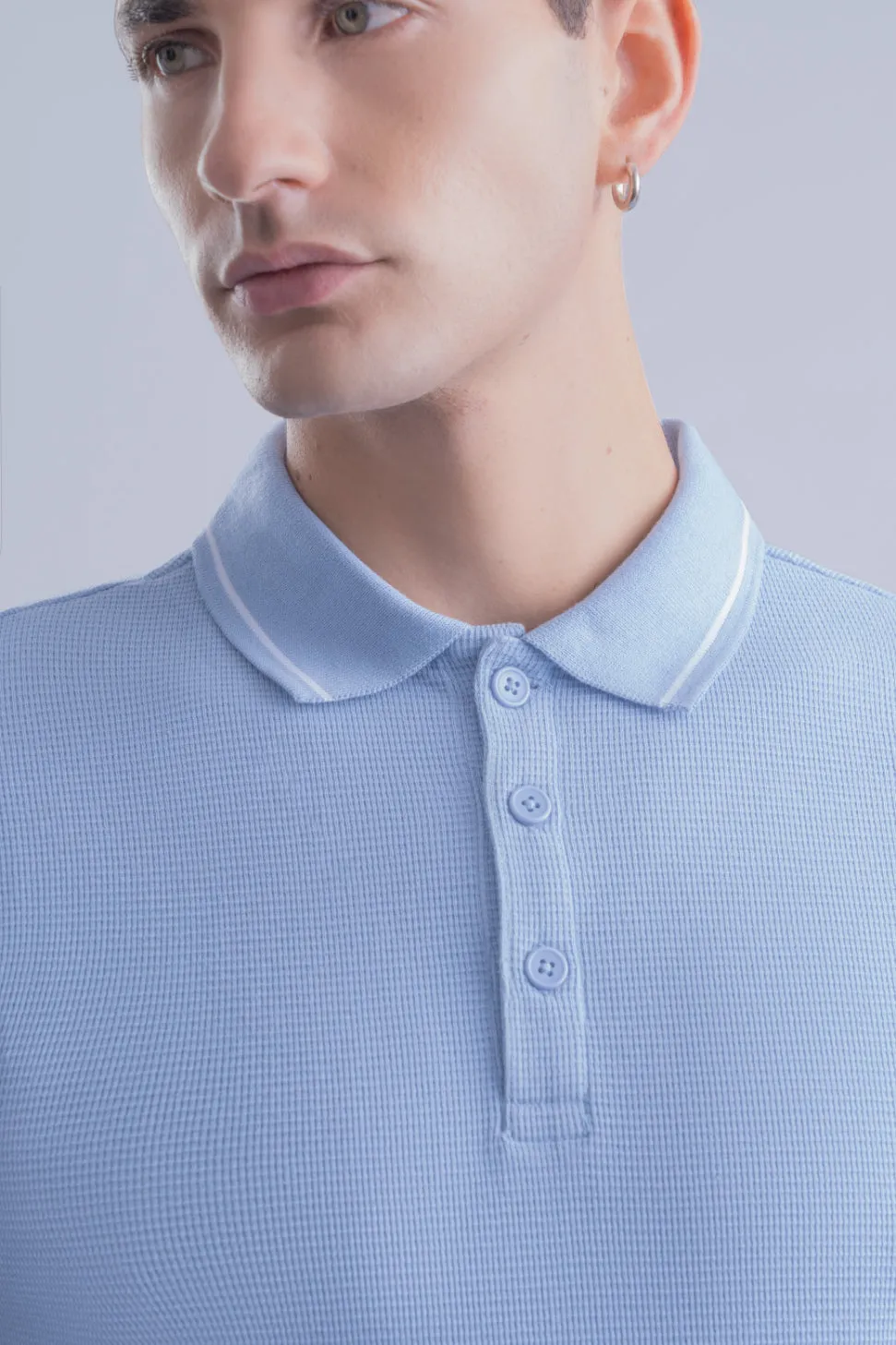 Off-Grid Polo Tshirt - Blue