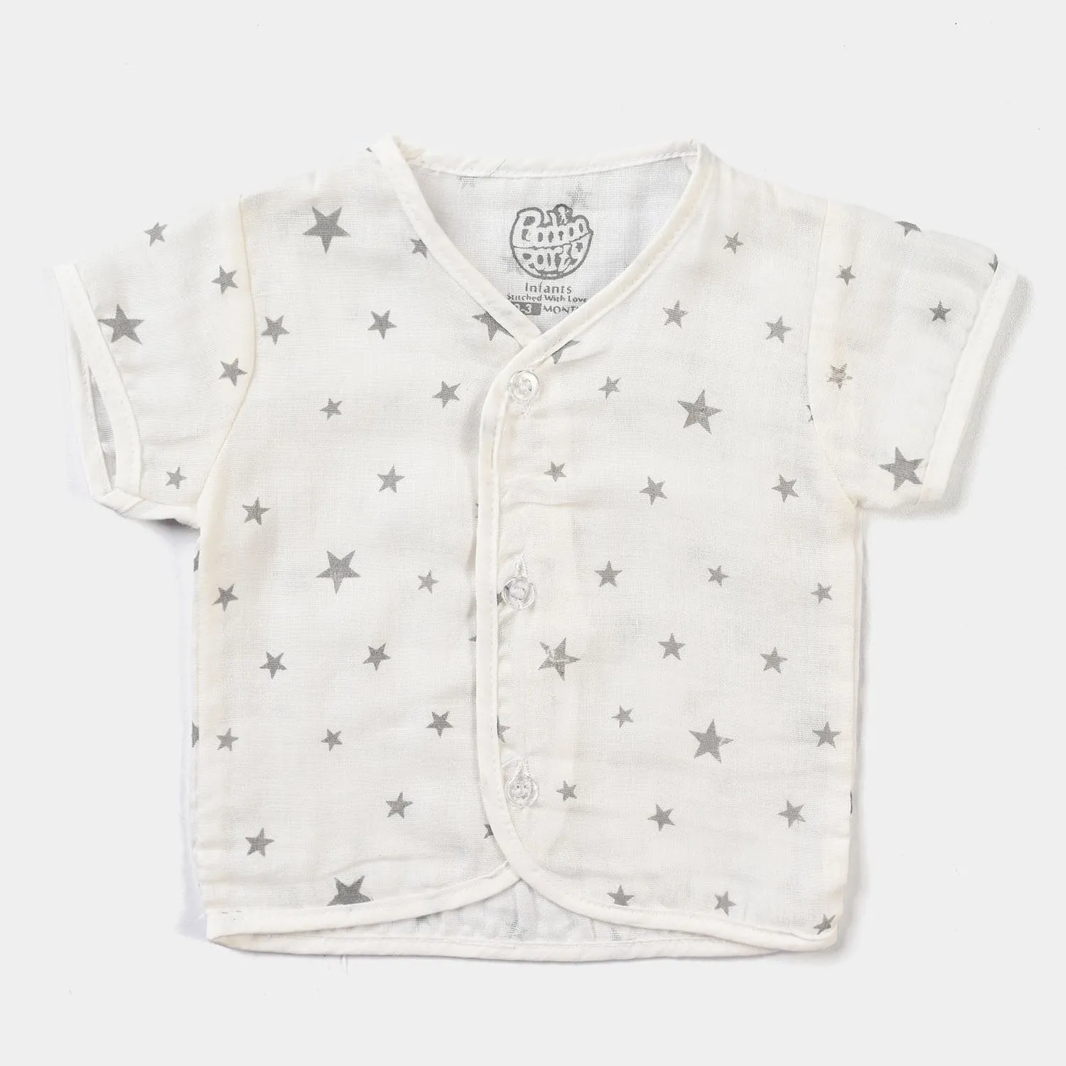 Pack of 3 Infant Summer Shirts | 0-3Months