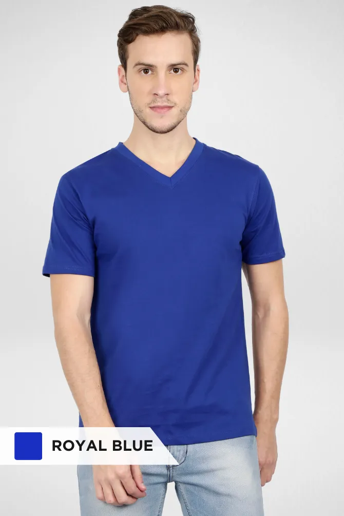 Pick Any 3 Plain V Neck T-shirts for Men