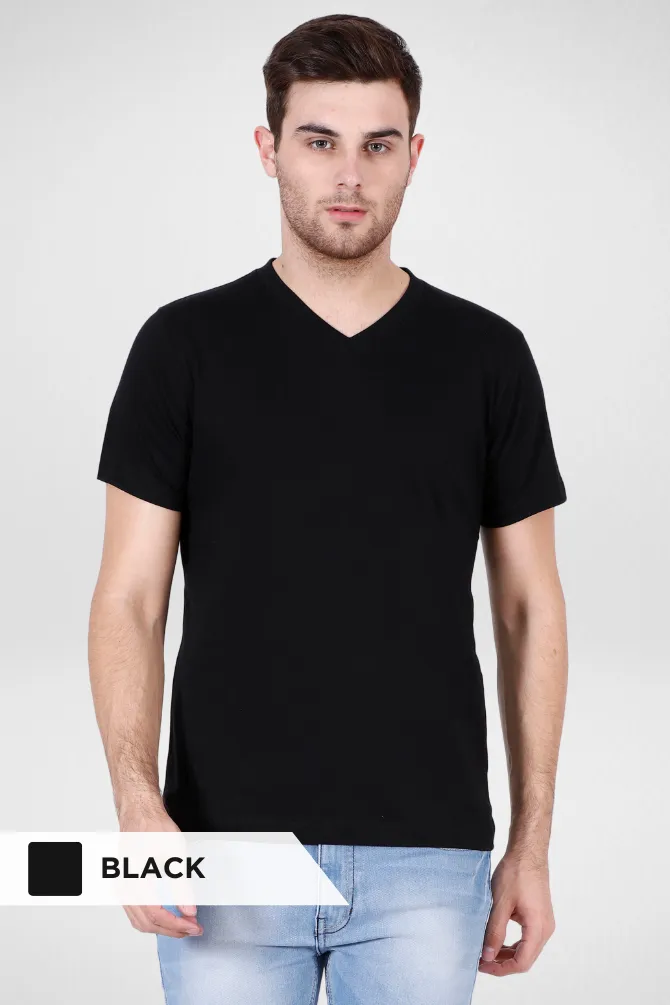 Pick Any 3 Plain V Neck T-shirts for Men