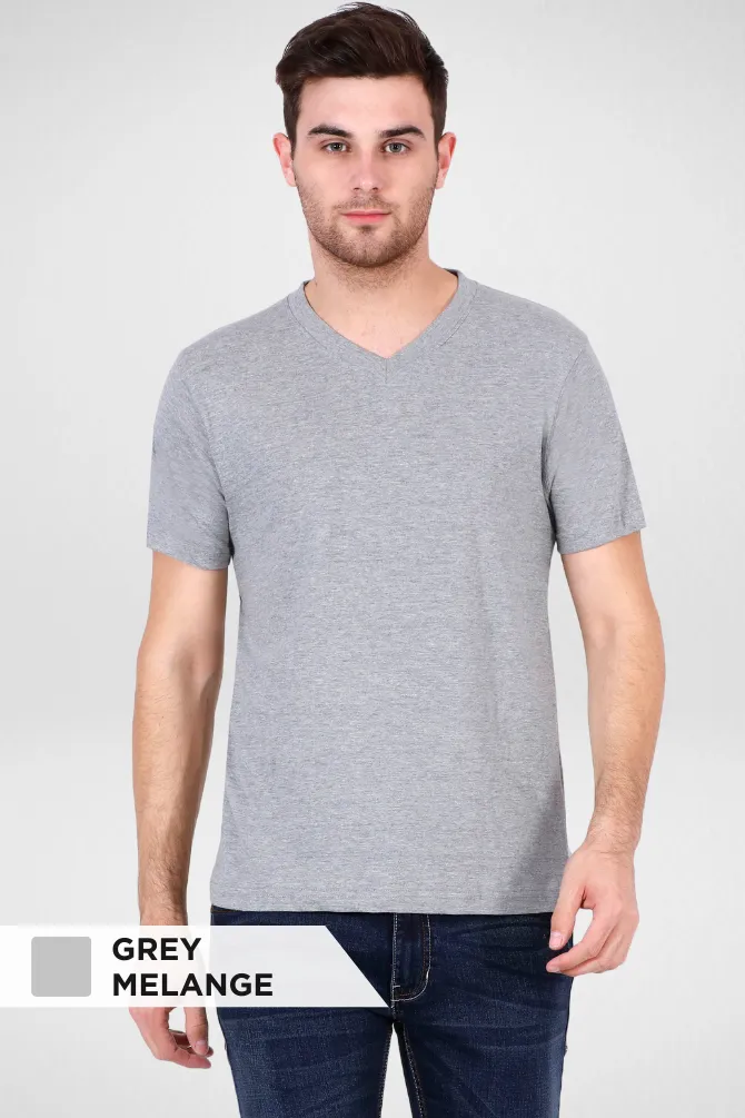 Pick Any 3 Plain V Neck T-shirts for Men