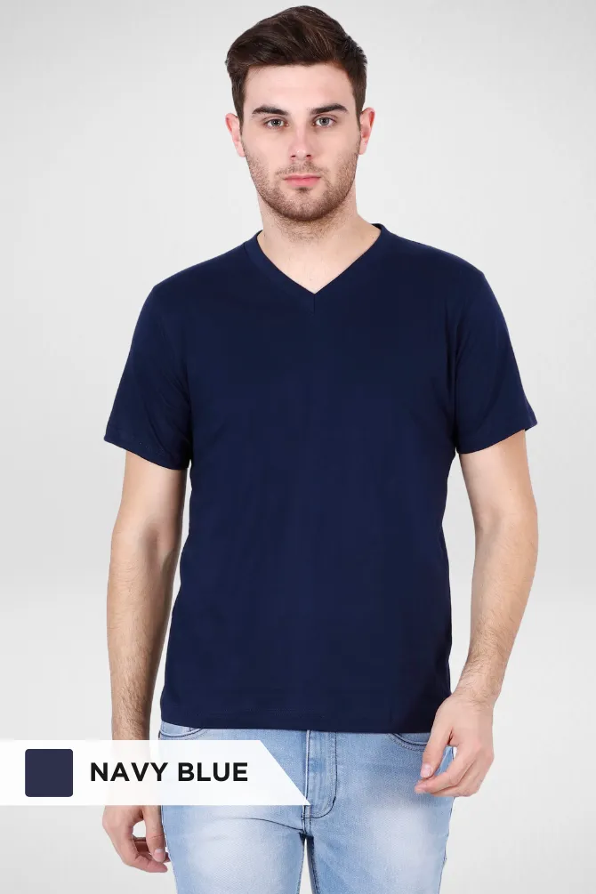 Pick Any 3 Plain V Neck T-shirts for Men