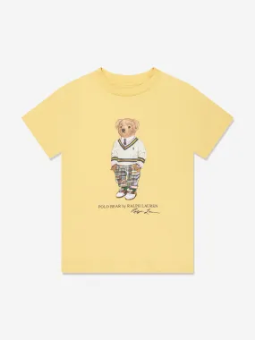 Ralph Lauren Boys Bear T-Shirt in Yellow