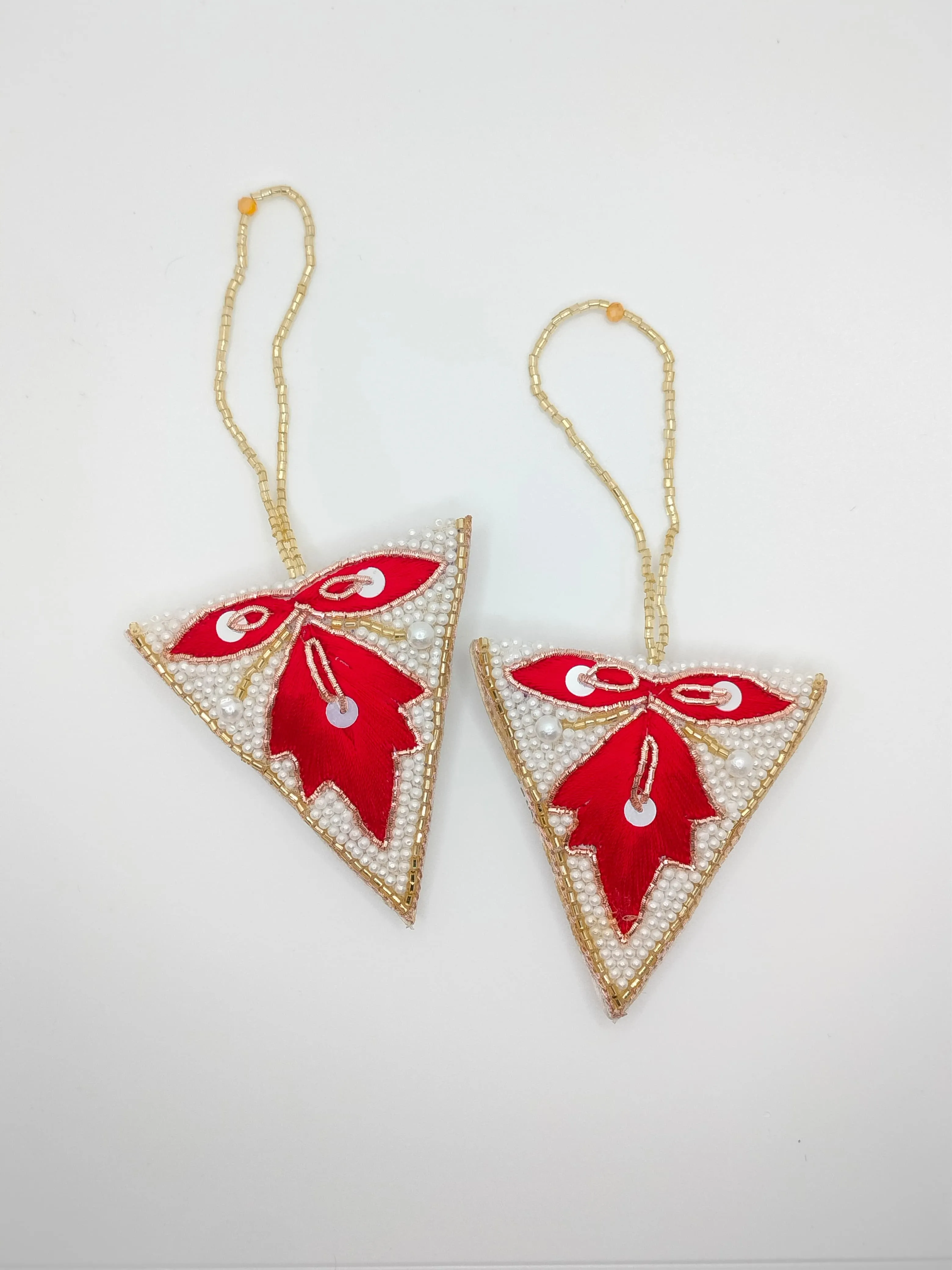 Red & White Handwork Assorted Latkan