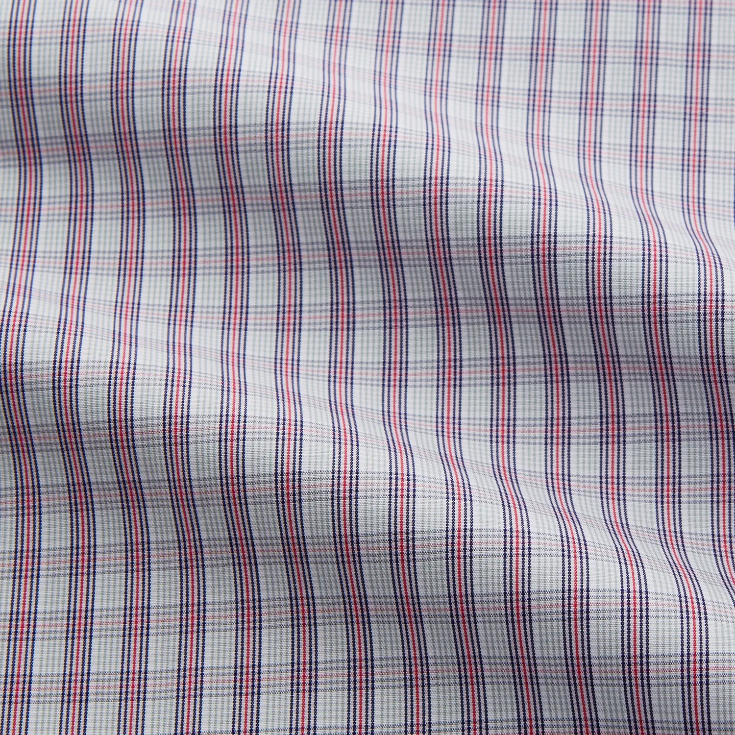 Red and Blue Check Cotton Regular Fit Mayfair Shirt