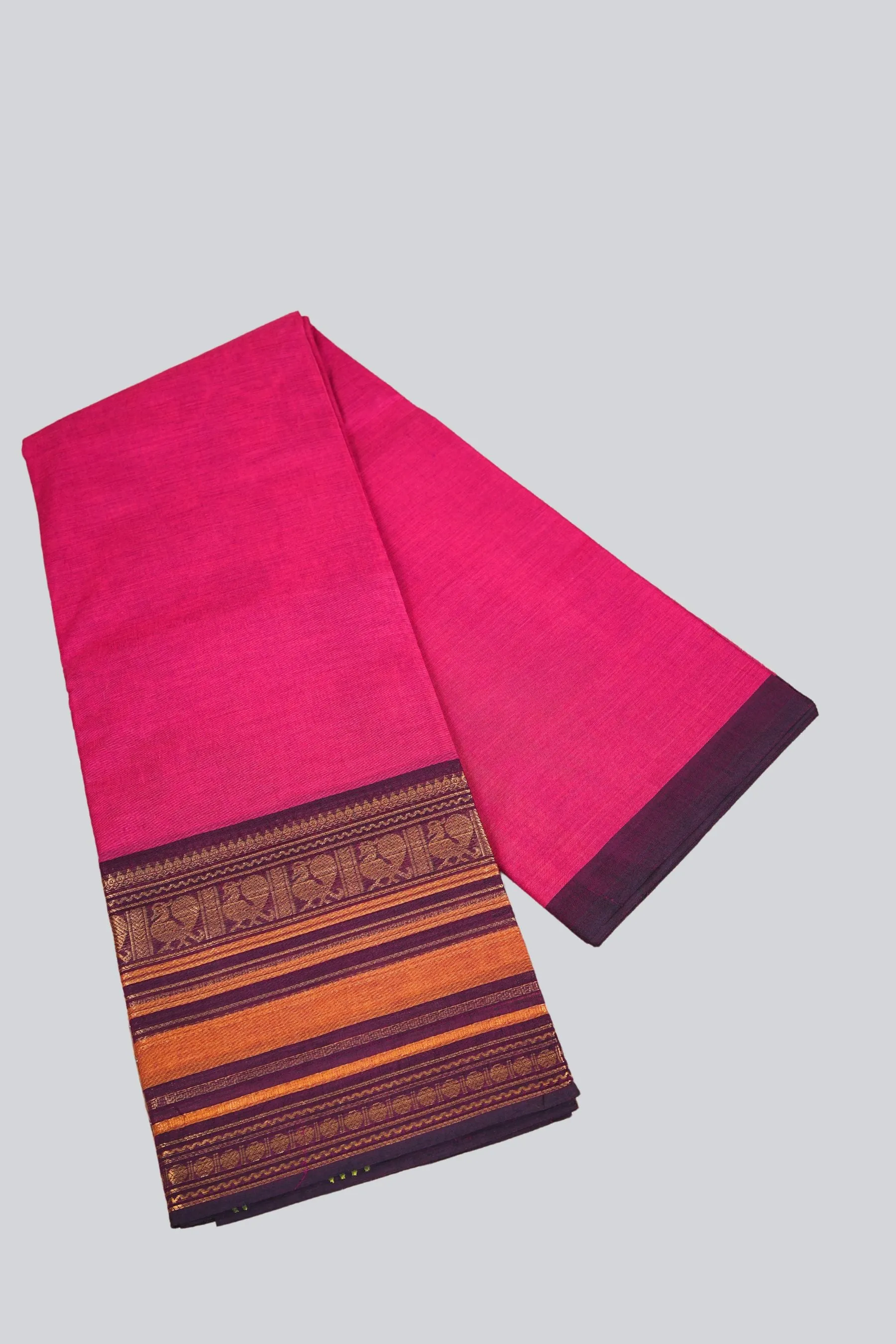 Regal Chettinad Cotton Saree – Traditional Elegance Melds with Modern