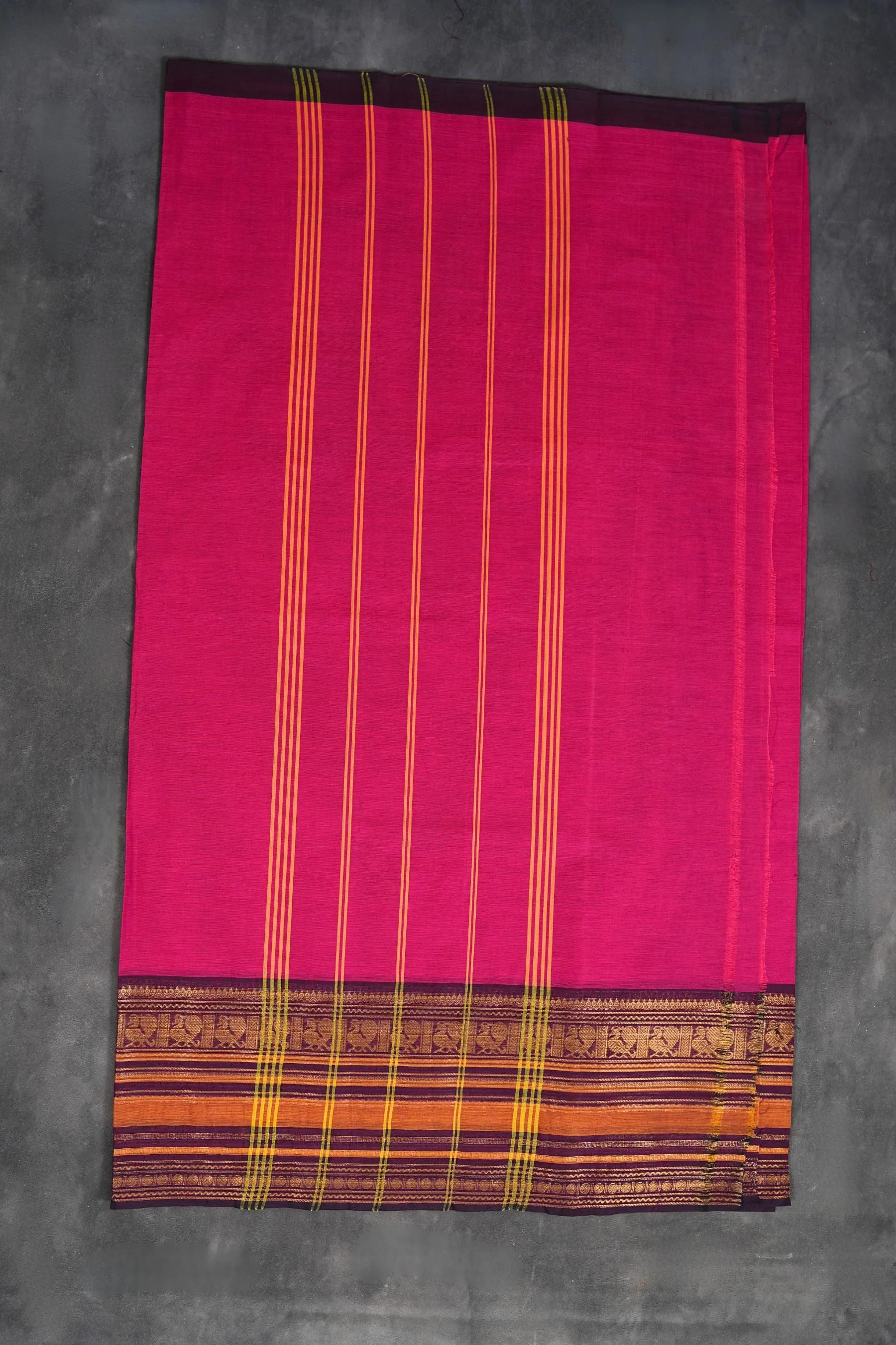 Regal Chettinad Cotton Saree – Traditional Elegance Melds with Modern