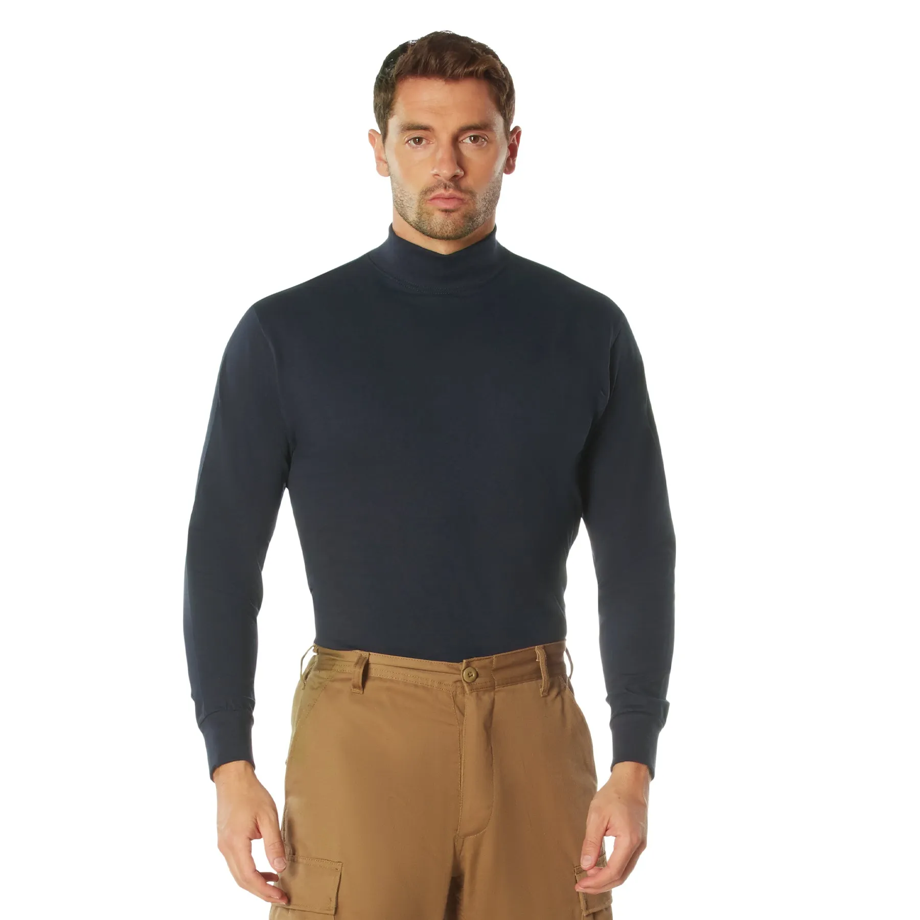 Rothco Mock Turtleneck / Midnight Navy Blue