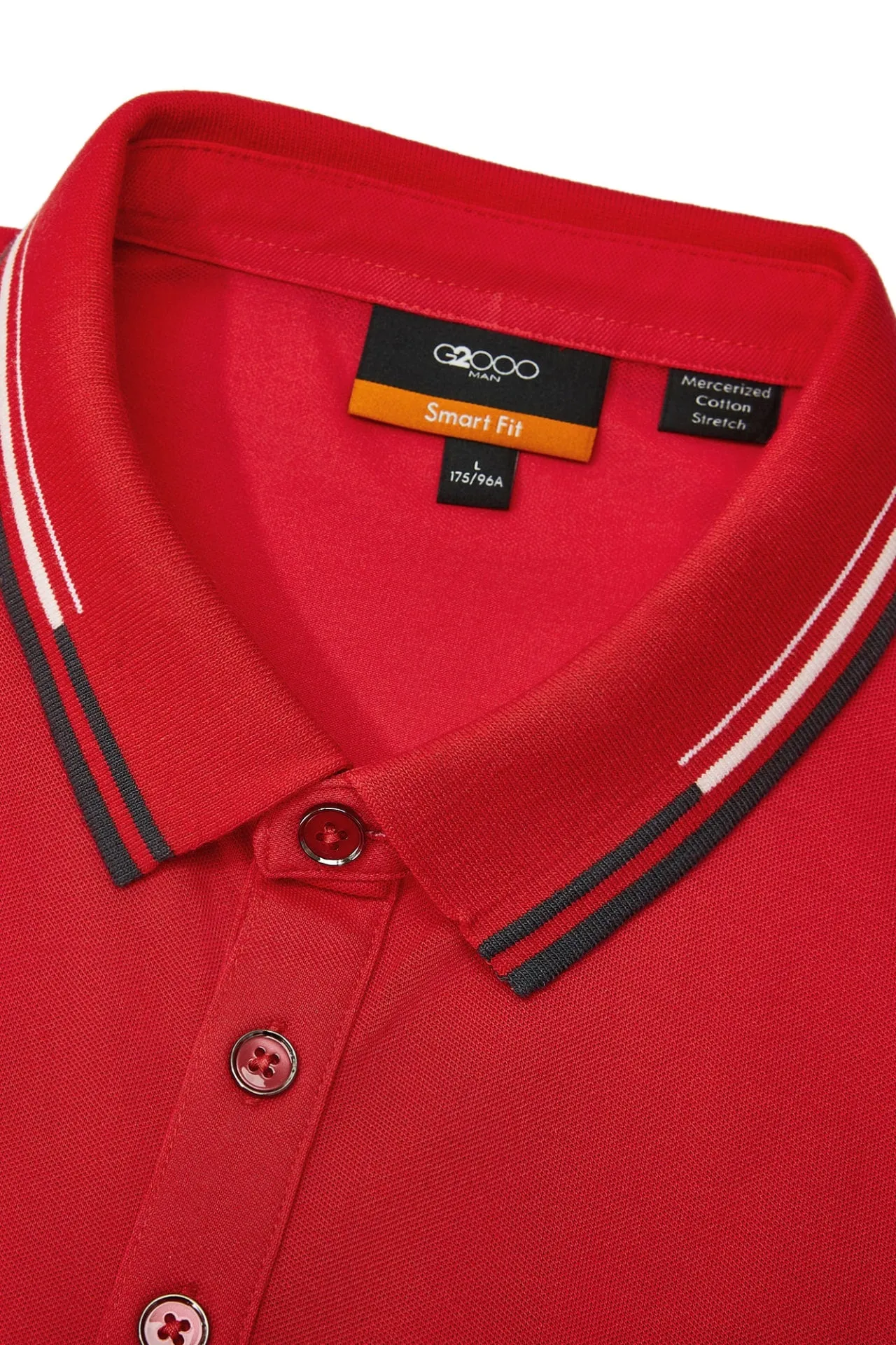 Super Light Mercerized Cotton Rich Tipping Collar Polo