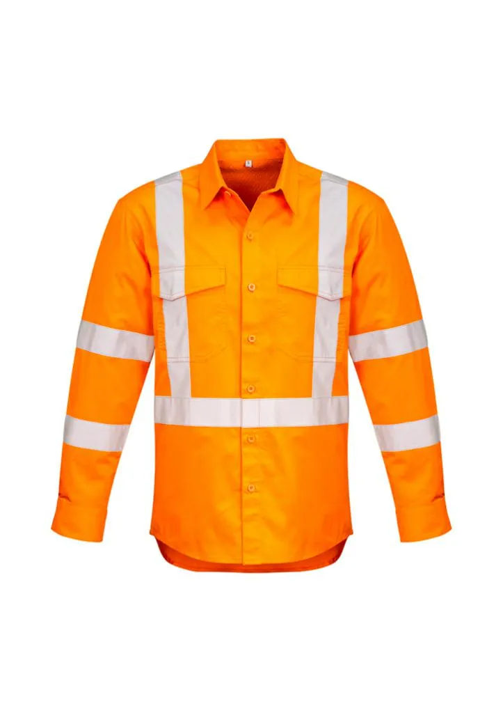 Syzmik Mens Hi-Vis Cross Back Taped Shirt ZW690