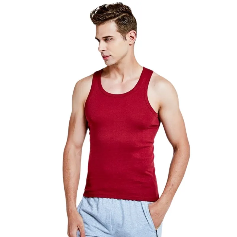 Tanktop Vest for Men Cotton Slim Fit