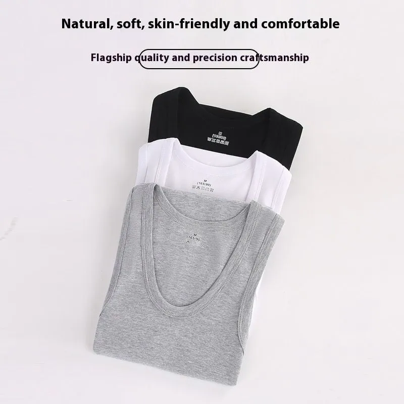 Tanktop Vest for Men Cotton Slim Fit