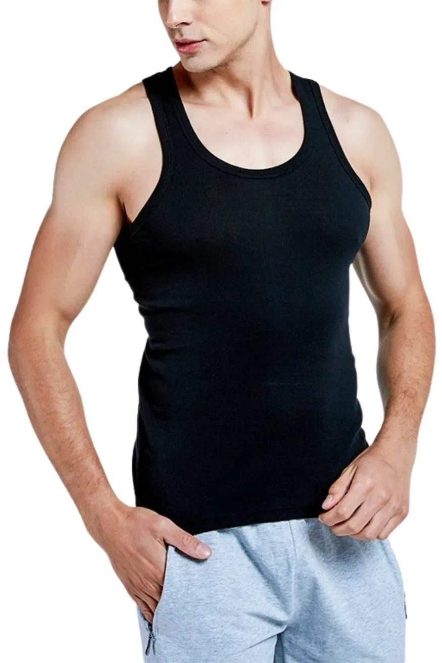 Tanktop Vest for Men Cotton Slim Fit